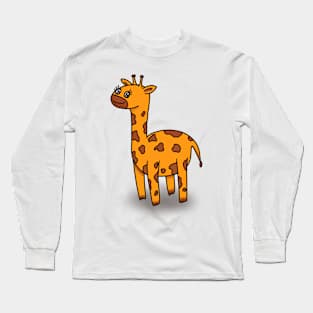 Small sweet giraffe Long Sleeve T-Shirt